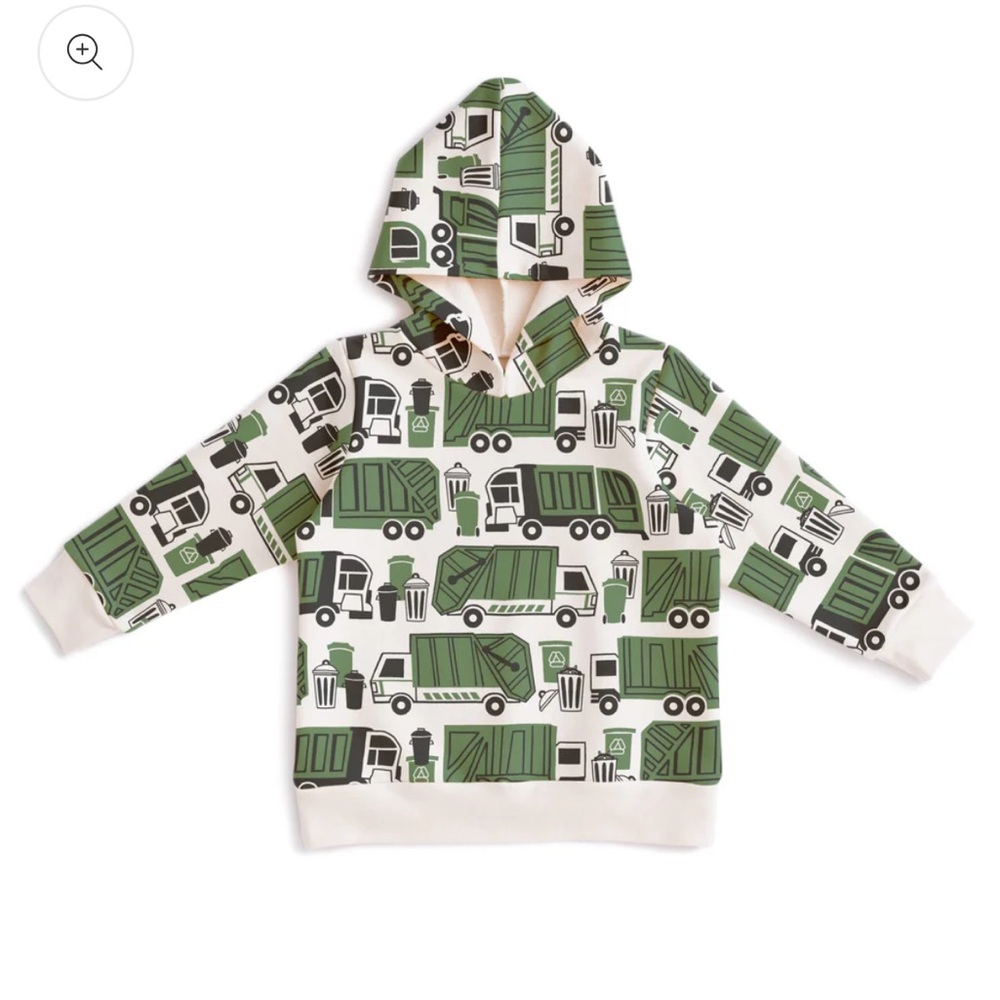 Winter water factory recycling truck hoodie